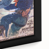 Vintage Magazine Cover Art - Classic Western Action Wall Print