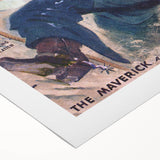 Vintage Magazine Cover Art - Classic Western Action Wall Print