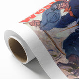 Vintage Magazine Cover Art - Classic Western Action Wall Print