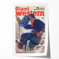 Vintage Magazine Cover Art - Classic Western Action Wall Print