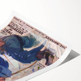 Vintage Magazine Cover Art - Classic Western Action Wall Print