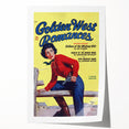 Vintage Magazine Cover Art - Western Romance Retro Wall Print