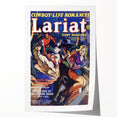 Vintage Magazine Cover Art - Western Romance Action Wall Print