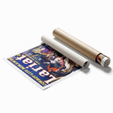 Vintage Magazine Cover Art - Western Romance Action Wall Print