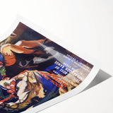 Vintage Magazine Cover Art - Western Romance Action Wall Print