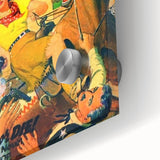 Vintage Magazine Cover Art - Western Action Romance Wall Print