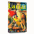 Vintage Magazine Cover Art - Western Action Romance Wall Print
