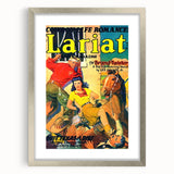 Vintage Magazine Cover Art - Western Action Romance Wall Print