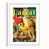 Vintage Magazine Cover Art - Western Action Romance Wall Print