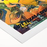 Vintage Magazine Cover Art - Western Action Romance Wall Print