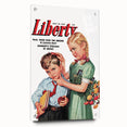 Vintage Magazine Cover Art - Classic Liberty Retro Wall Print