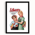 Vintage Magazine Cover Art - Classic Liberty Retro Wall Print