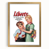 Vintage Magazine Cover Art - Classic Liberty Retro Wall Print