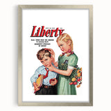 Vintage Magazine Cover Art - Classic Liberty Retro Wall Print
