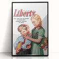 Vintage Magazine Cover Art - Classic Liberty Retro Wall Print