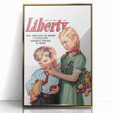 Vintage Magazine Cover Art - Classic Liberty Retro Wall Print