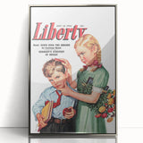 Vintage Magazine Cover Art - Classic Liberty Retro Wall Print