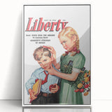 Vintage Magazine Cover Art - Classic Liberty Retro Wall Print