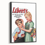 Vintage Magazine Cover Art - Classic Liberty Retro Wall Print