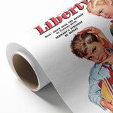 Vintage Magazine Cover Art - Classic Liberty Retro Wall Print