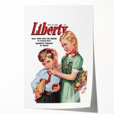 Vintage Magazine Cover Art - Classic Liberty Retro Wall Print
