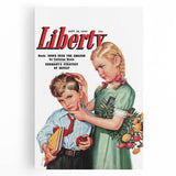Vintage Magazine Cover Art - Classic Liberty Retro Wall Print
