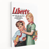 Vintage Magazine Cover Art - Classic Liberty Retro Wall Print