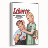 Vintage Magazine Cover Art - Classic Liberty Retro Wall Print