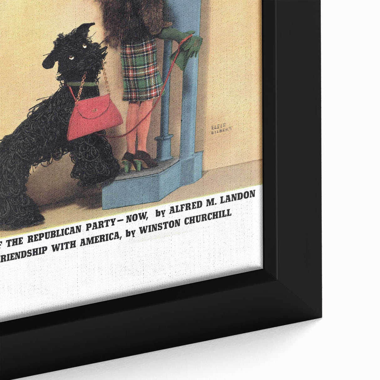 Vintage Magazine Cover Art - Classic Liberty Retro Humor Print