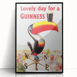 Vintage Motivational Poster - Lovely Day for a Guinness Retro Art