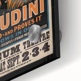 Vintage Houdini Motivational Poster – Classic Inspirational Art