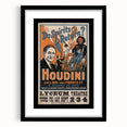 Vintage Houdini Motivational Poster – Classic Inspirational Art