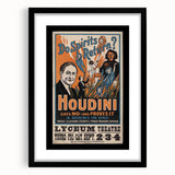 Vintage Houdini Motivational Poster – Classic Inspirational Art