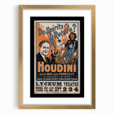 Vintage Houdini Motivational Poster – Classic Inspirational Art