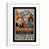 Vintage Houdini Motivational Poster – Classic Inspirational Art