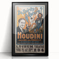 Vintage Houdini Motivational Poster – Classic Inspirational Art