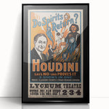 Vintage Houdini Motivational Poster – Classic Inspirational Art