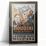 Vintage Houdini Motivational Poster – Classic Inspirational Art