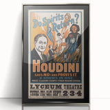 Vintage Houdini Motivational Poster – Classic Inspirational Art