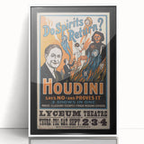 Vintage Houdini Motivational Poster – Classic Inspirational Art