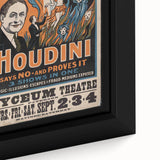 Vintage Houdini Motivational Poster – Classic Inspirational Art