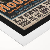 Vintage Houdini Motivational Poster – Classic Inspirational Art