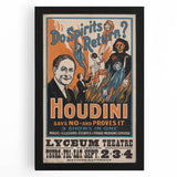 Vintage Houdini Motivational Poster – Classic Inspirational Art
