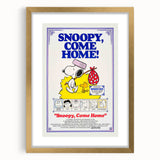 Snoopy, Come Home Vintage Movie Poster – Classic Motivational Art