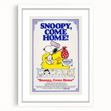 Snoopy, Come Home Vintage Movie Poster – Classic Motivational Art