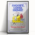 Snoopy, Come Home Vintage Movie Poster – Classic Motivational Art