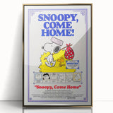 Snoopy, Come Home Vintage Movie Poster – Classic Motivational Art