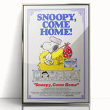 Snoopy, Come Home Vintage Movie Poster – Classic Motivational Art