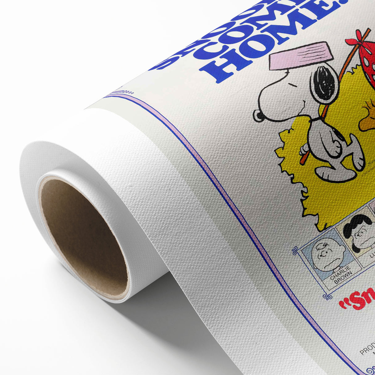 Snoopy, Come Home Vintage Movie Poster – Classic Motivational Art