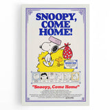 Snoopy, Come Home Vintage Movie Poster – Classic Motivational Art